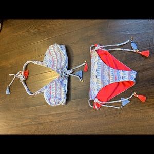 Reversible swim suit